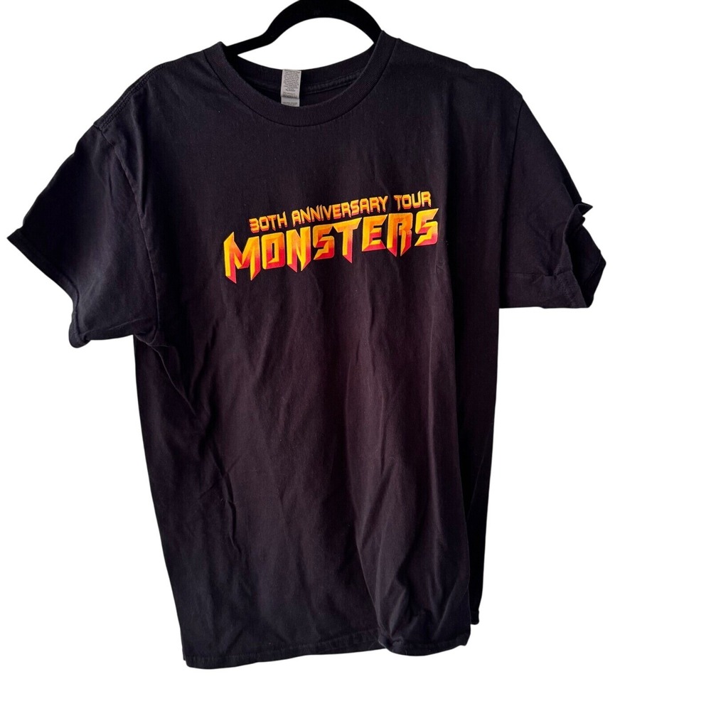 Gildan Monsters 30th Anniversary Tour Graphic Print T-Shirt Large